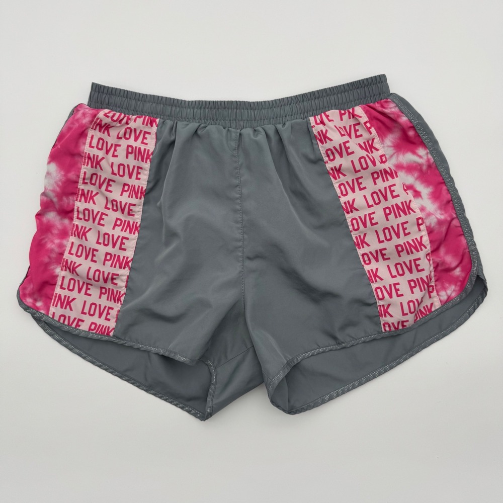 Victorias Secret PINK Womens Grey Gym Shorts Size Medium